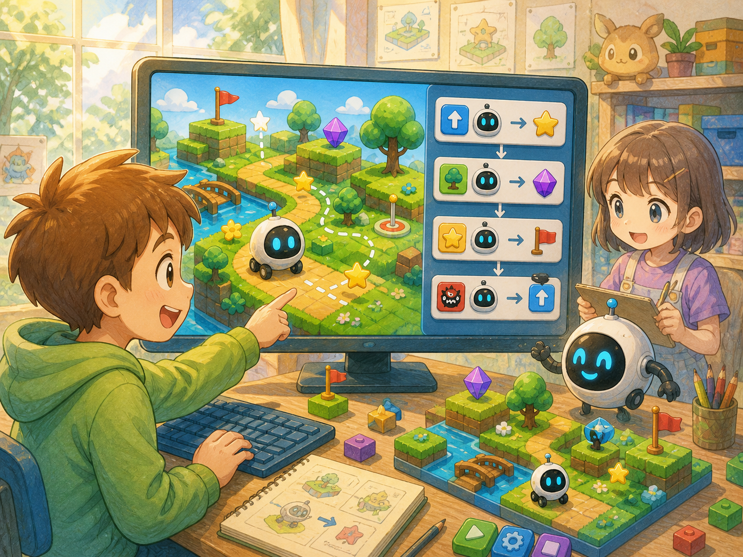 Создание 3D-игры в Kodu Game Lab