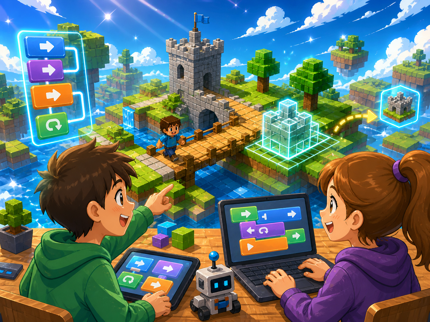 Обучение программированию в Minecraft