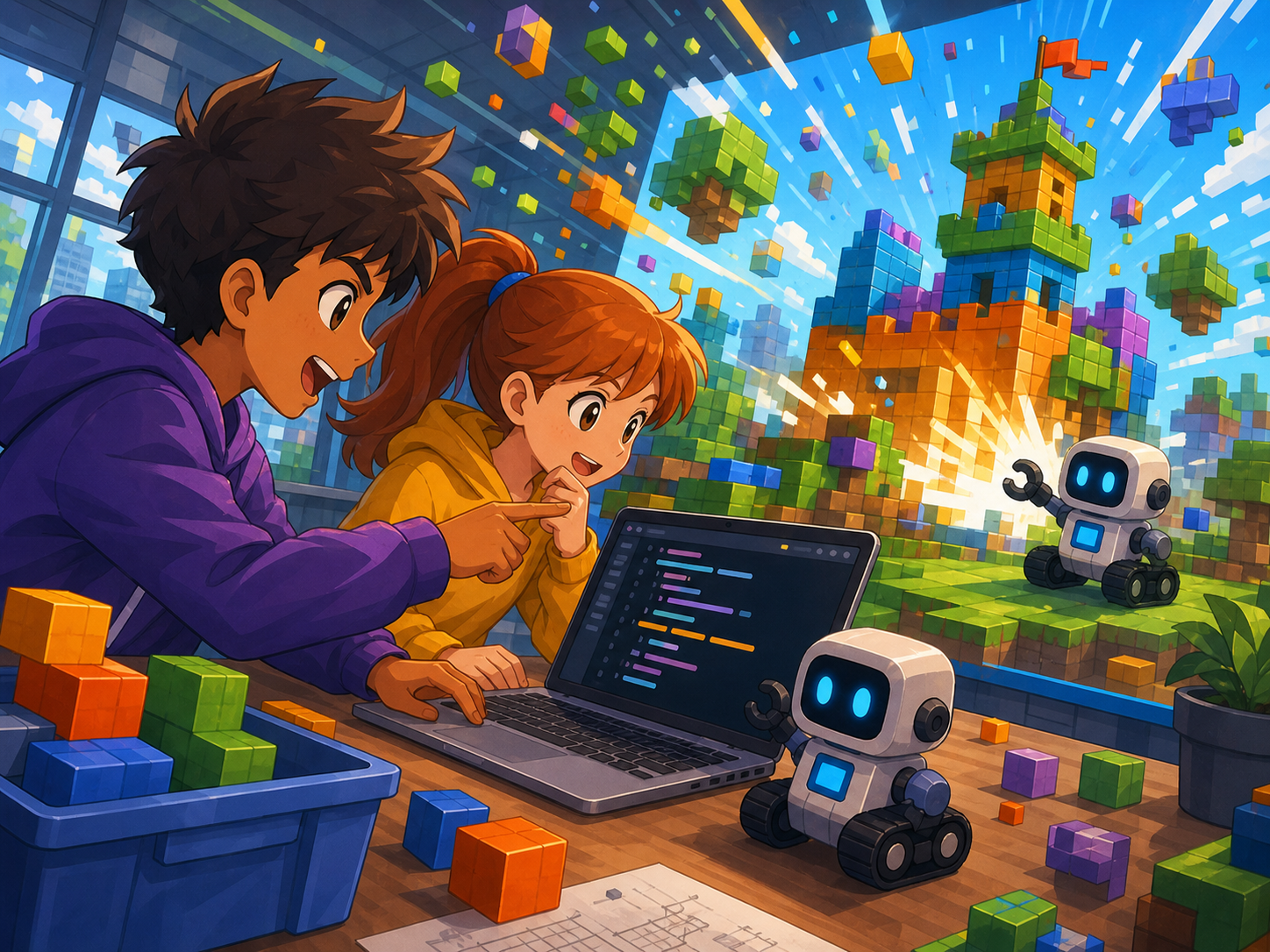 Программирование на Python в Minecraft