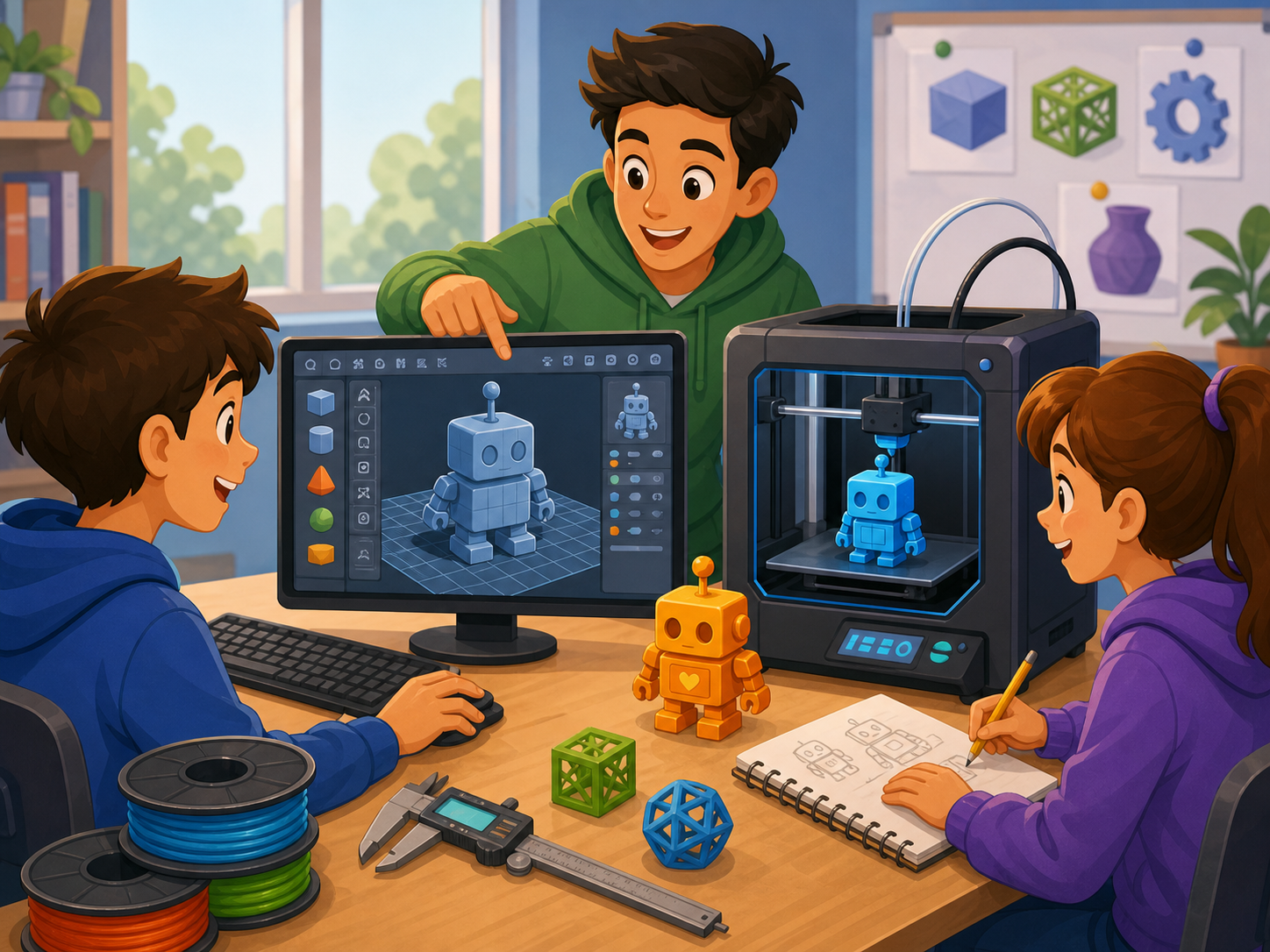 3D моделирование и 3D печать для детей