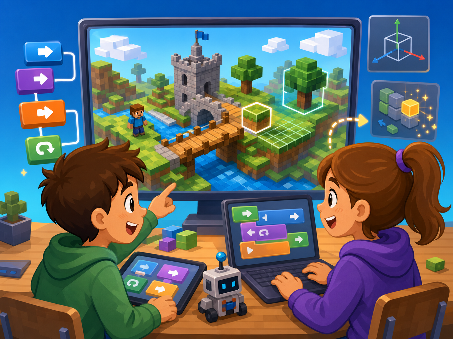 Обучение программированию в Minecraft